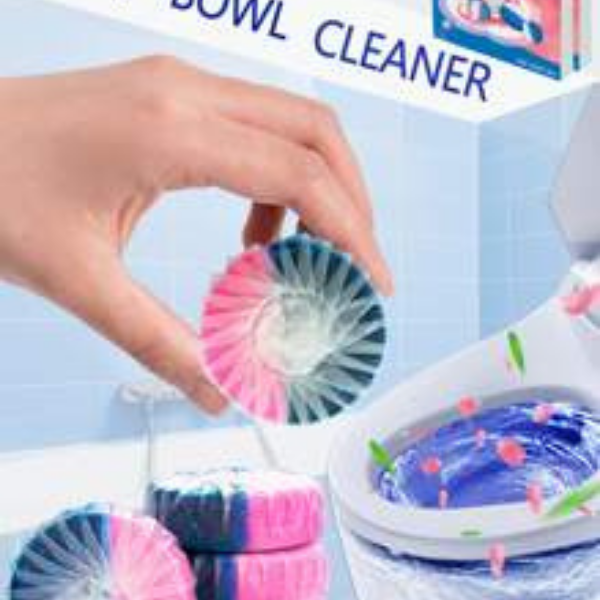 Automatic Toilet Cleaner – Auto Flush Toilet Bowl Cleaner, Limescale & Stain Remover, Long-Lasting Fresh Scent Dispenser